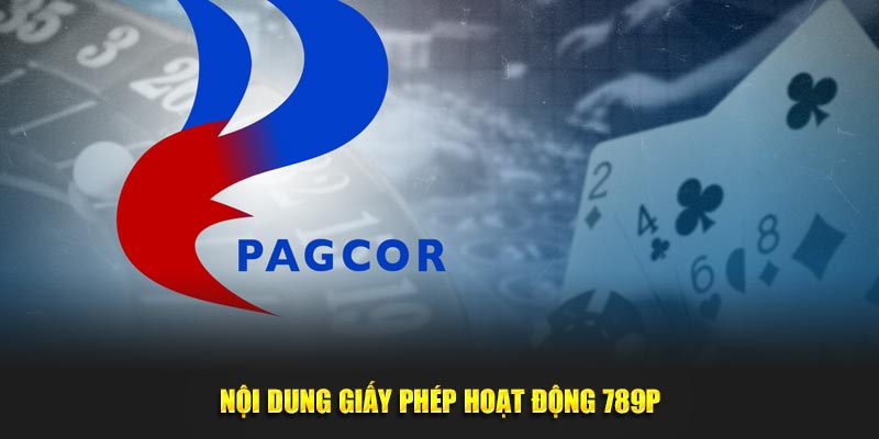 Nội dung giấy phép hoạt động 789P