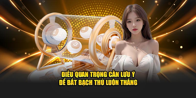 Điều quan trọng hàng đầu để bắt bạch thủ luôn thắng đậm